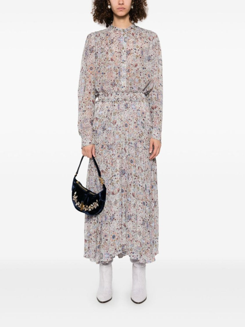 Isabel Marant Étoile Beige Long-Sleeved Shirt With Floral