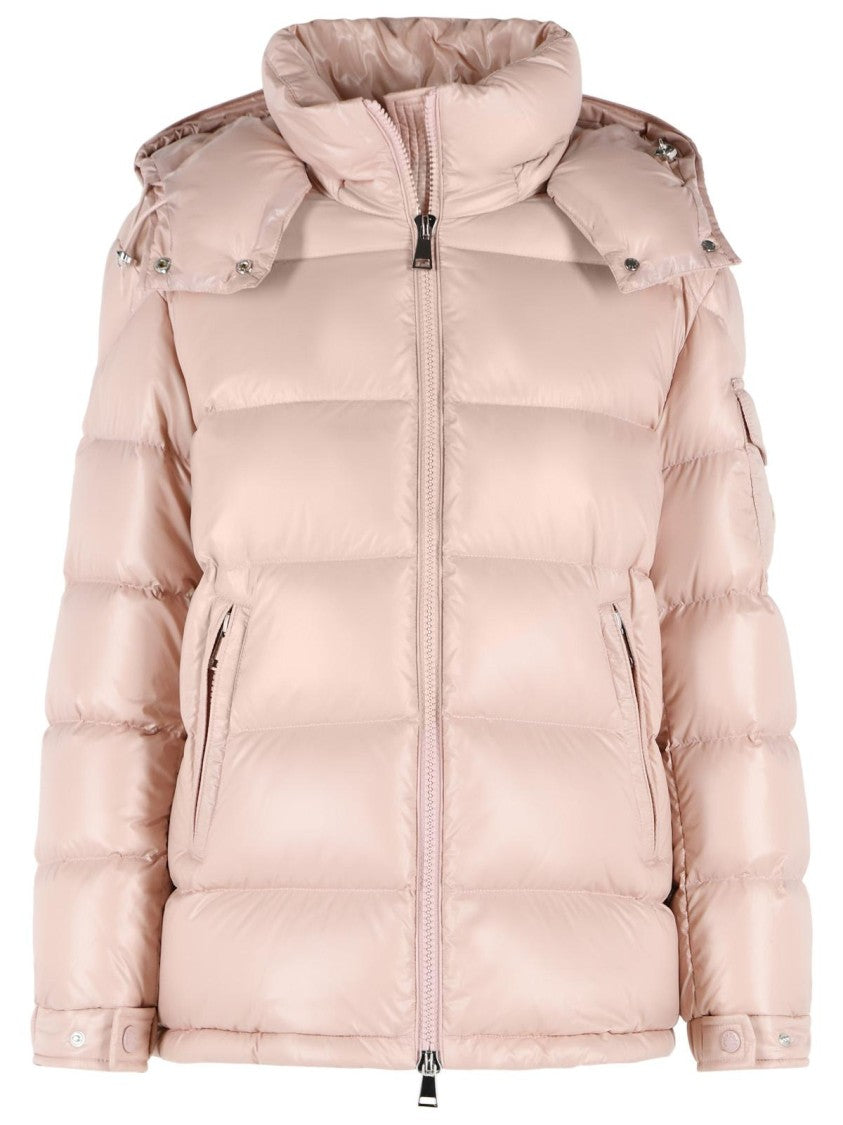 Moncler 'Maire' Pink Polyamide Down Jacket