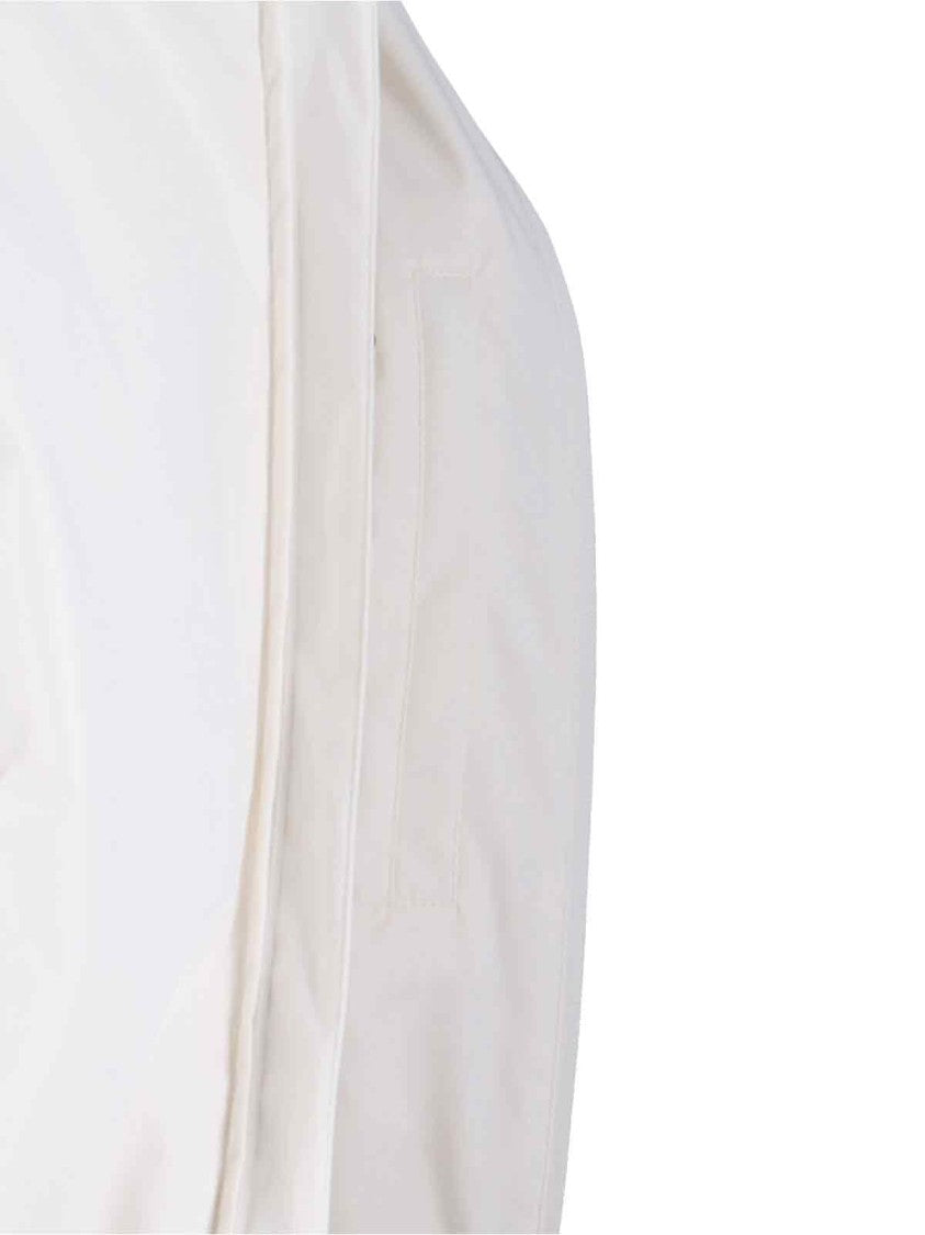 Balenciaga High Collar Zip Jacket With Bold Logo Detailing