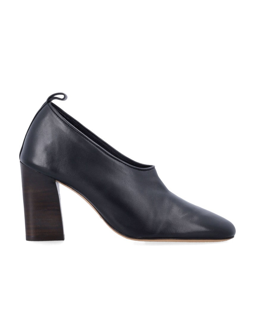 Soeur Sophisticated Black Thea Pumps With Square Toe