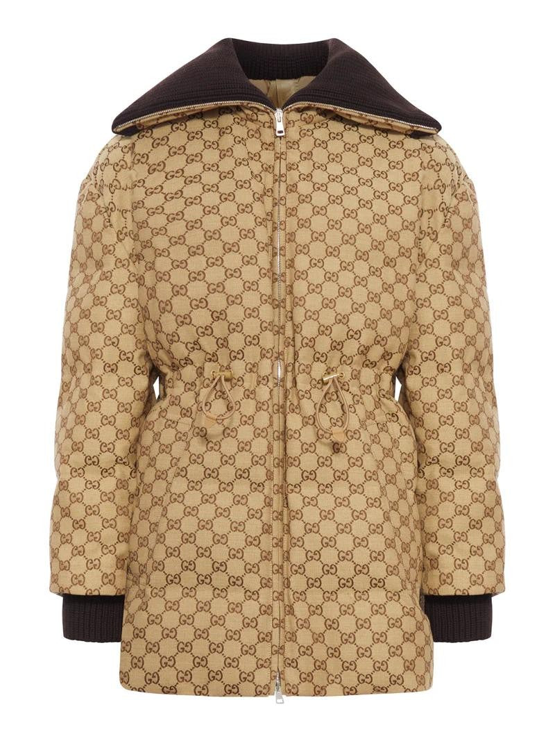 Gucci Bomber Jacket With Monogram Canvas