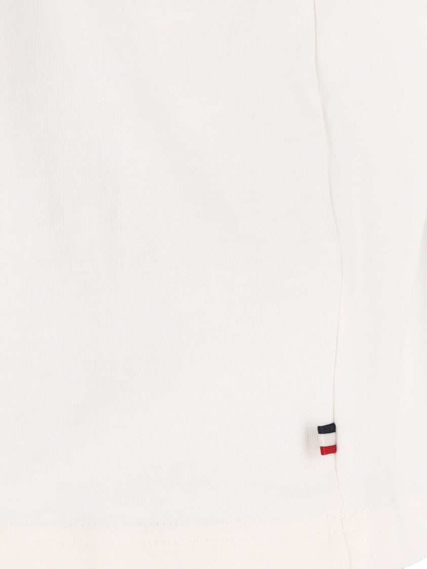 Moncler Grenoble Logo T-Shirt, In White Cotton