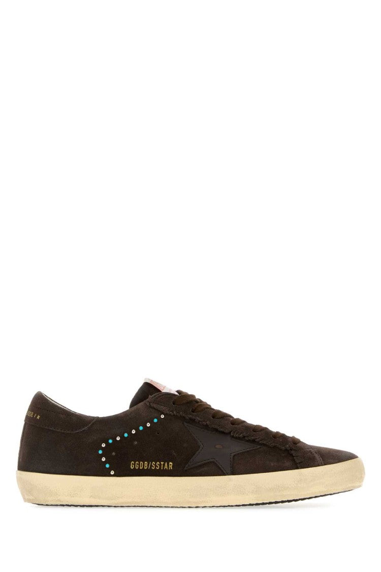 Golden Goose Brown Suede Super-Star Sneakers