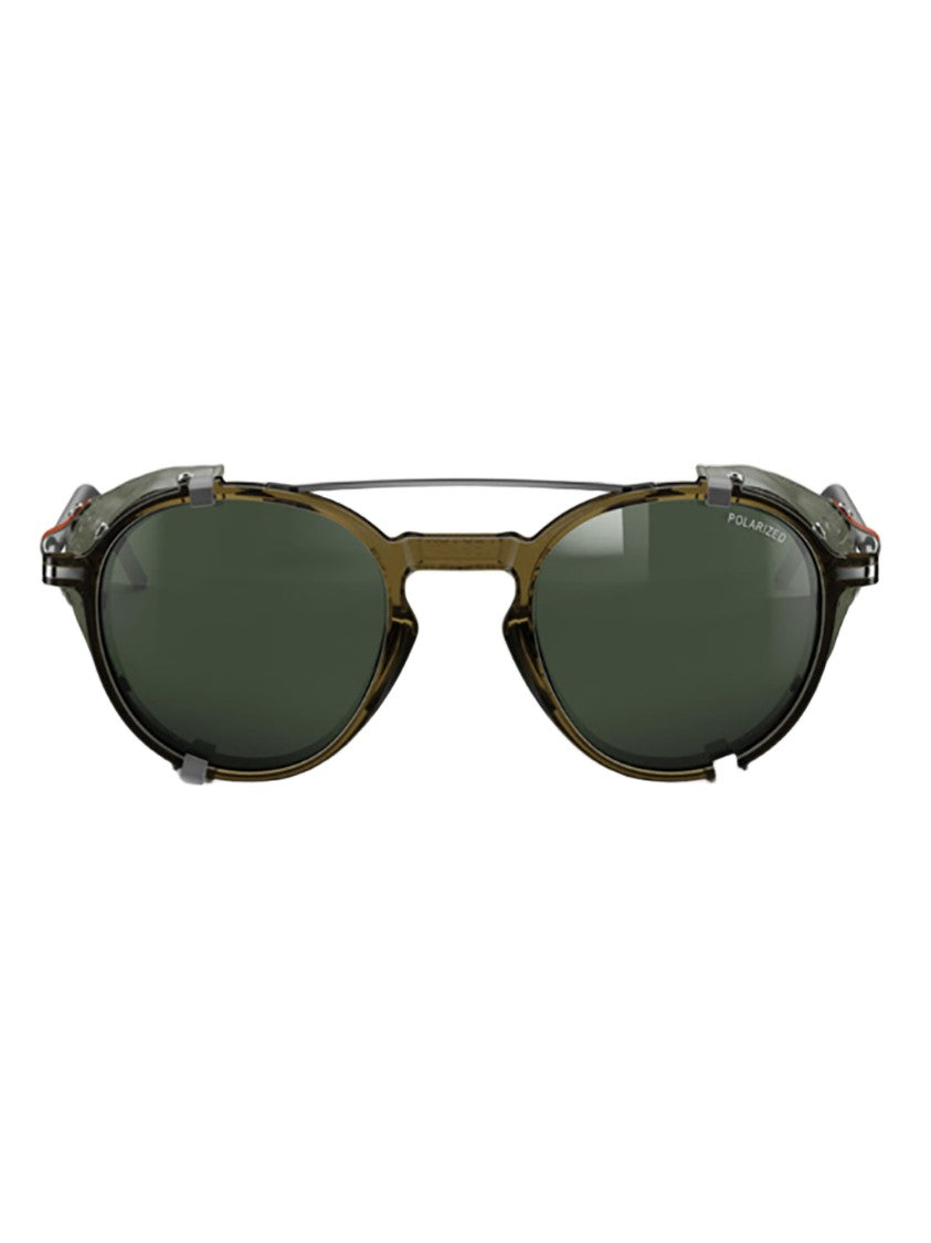 Julbo Oval Translucent Olive Green Sunglasses