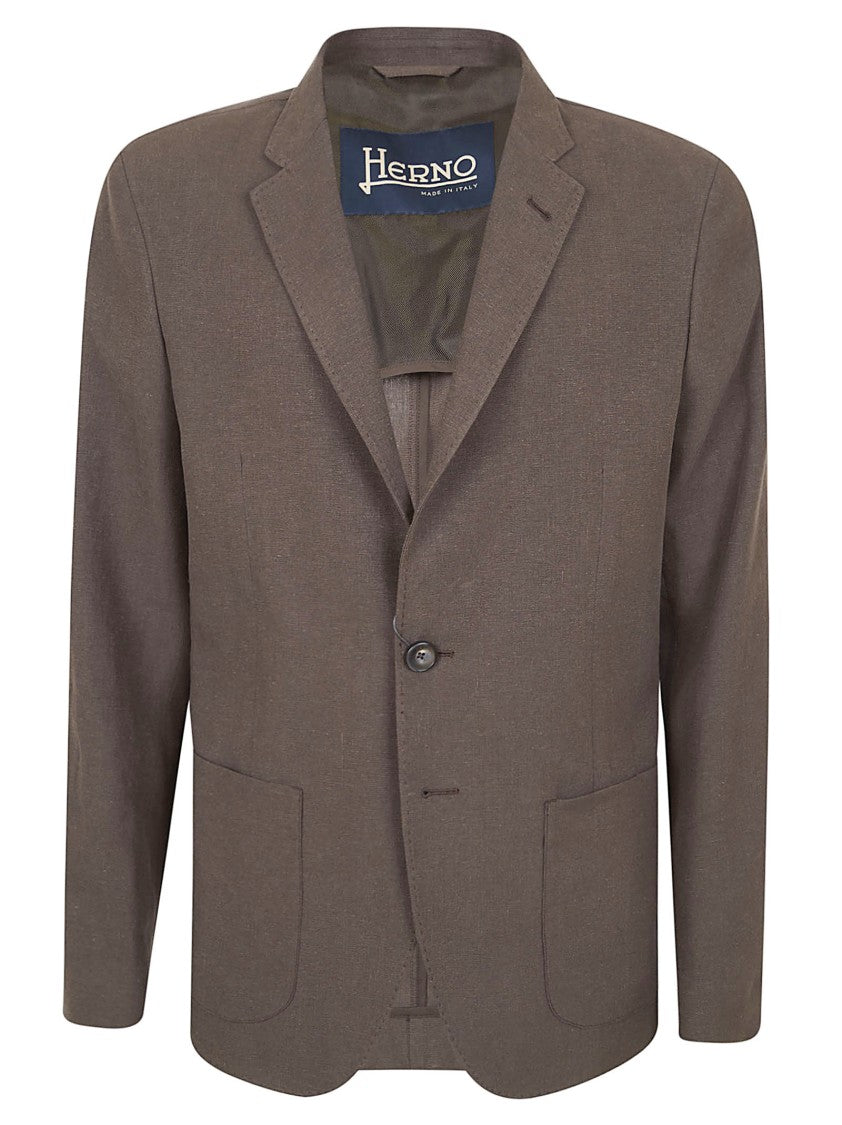 Herno Lightweight Linen-Cotton Blend Jacket