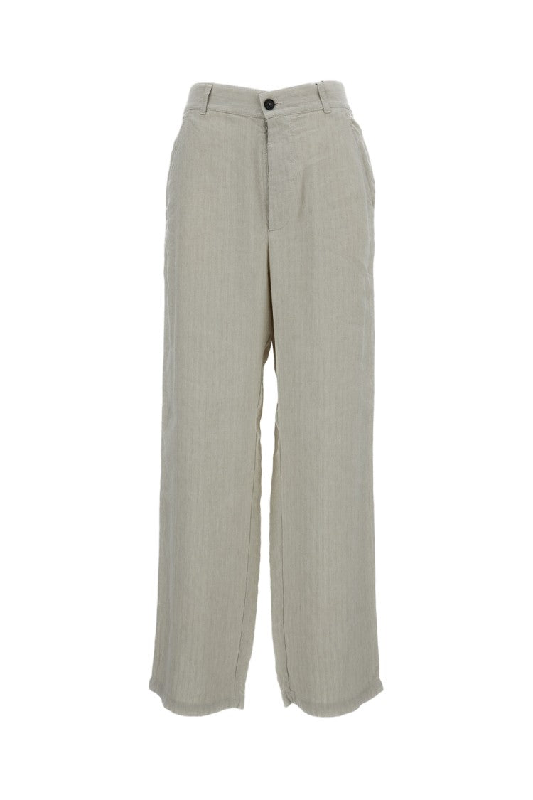 Barena White Ida Trousers