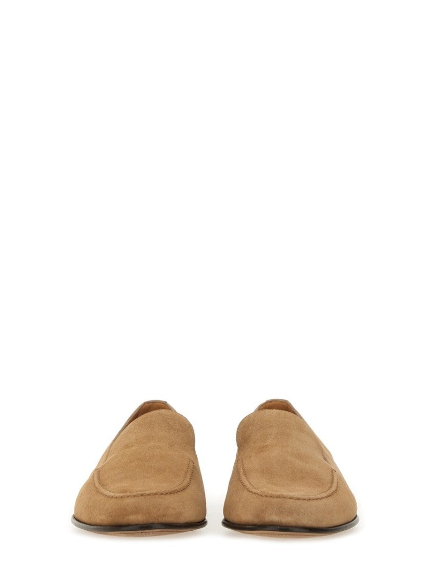 Dolce & Gabbana Brown Leather Crust Slipper