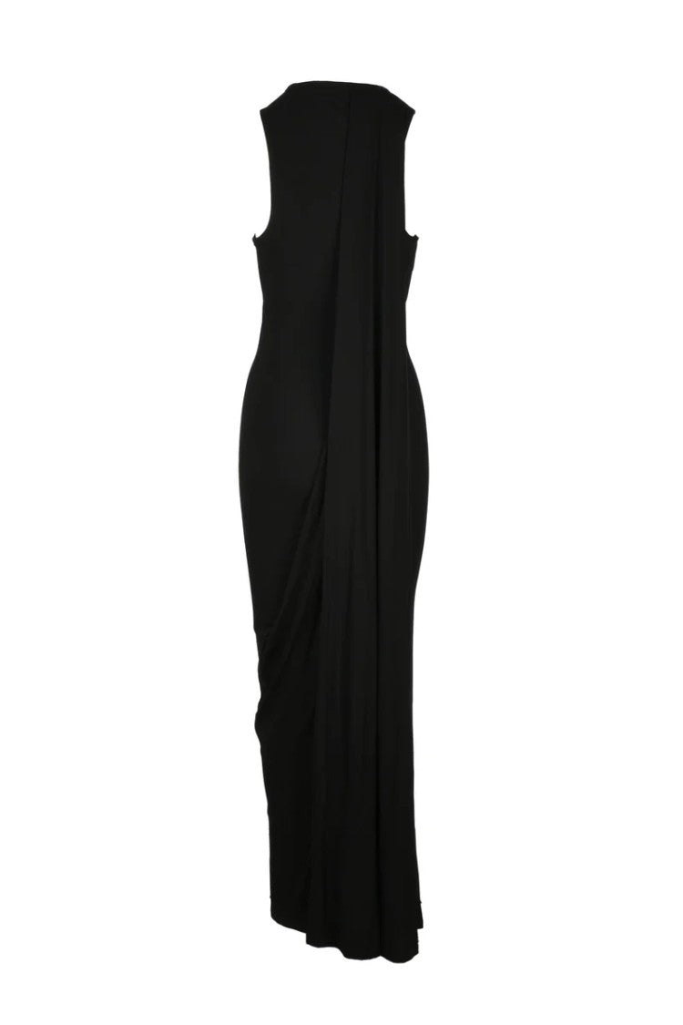 Balenciaga Long Jersey Dress - Black