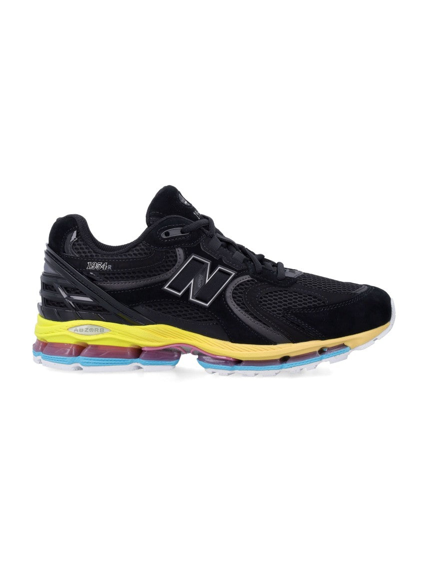 New Balance Black 1954R Mesh Synthetic Athletic Sneakers