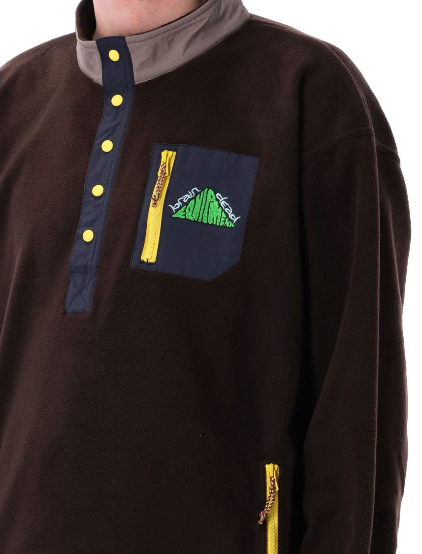 Brain Dead Equipment Ripstop Pullover Fleece Jacket