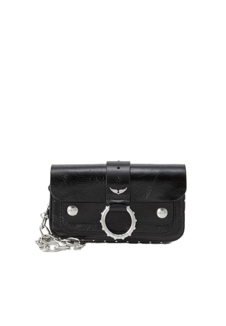 Zadig & Voltaire Vintage Patent Leather Zip Wallet