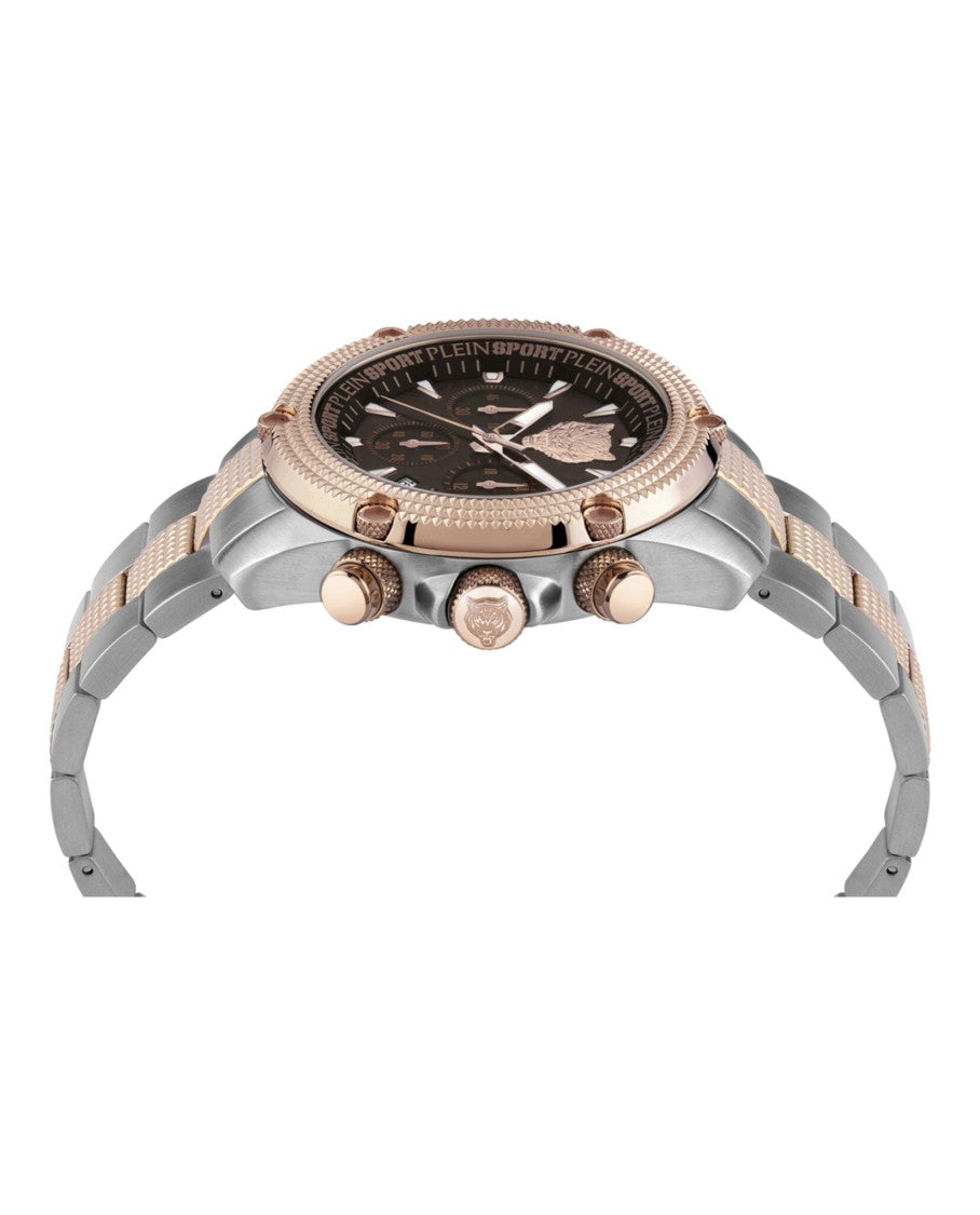 Plein Sport Hurricane Chronograph Watch With Two-Tone Case