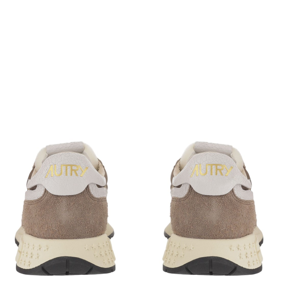 Autry Leather Blend Sneakers With Round Toe