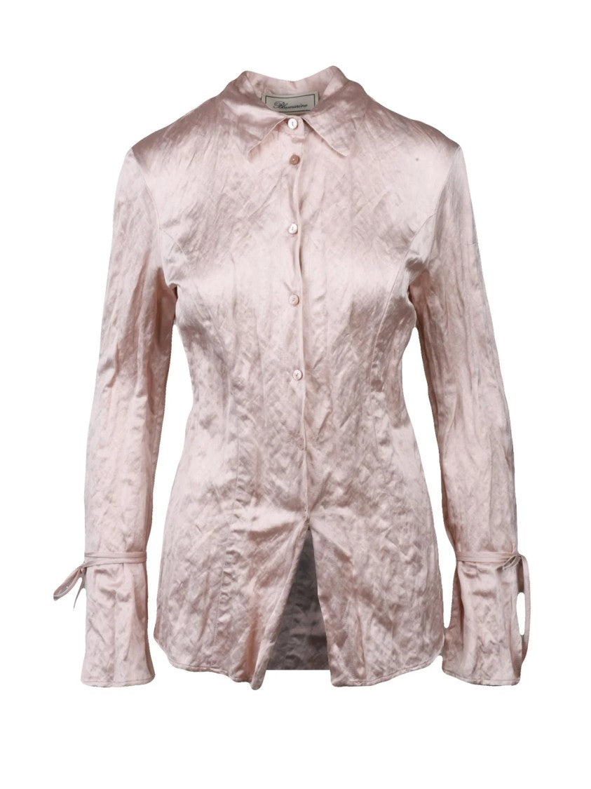 Blumarine Metallic Shirt - Pink