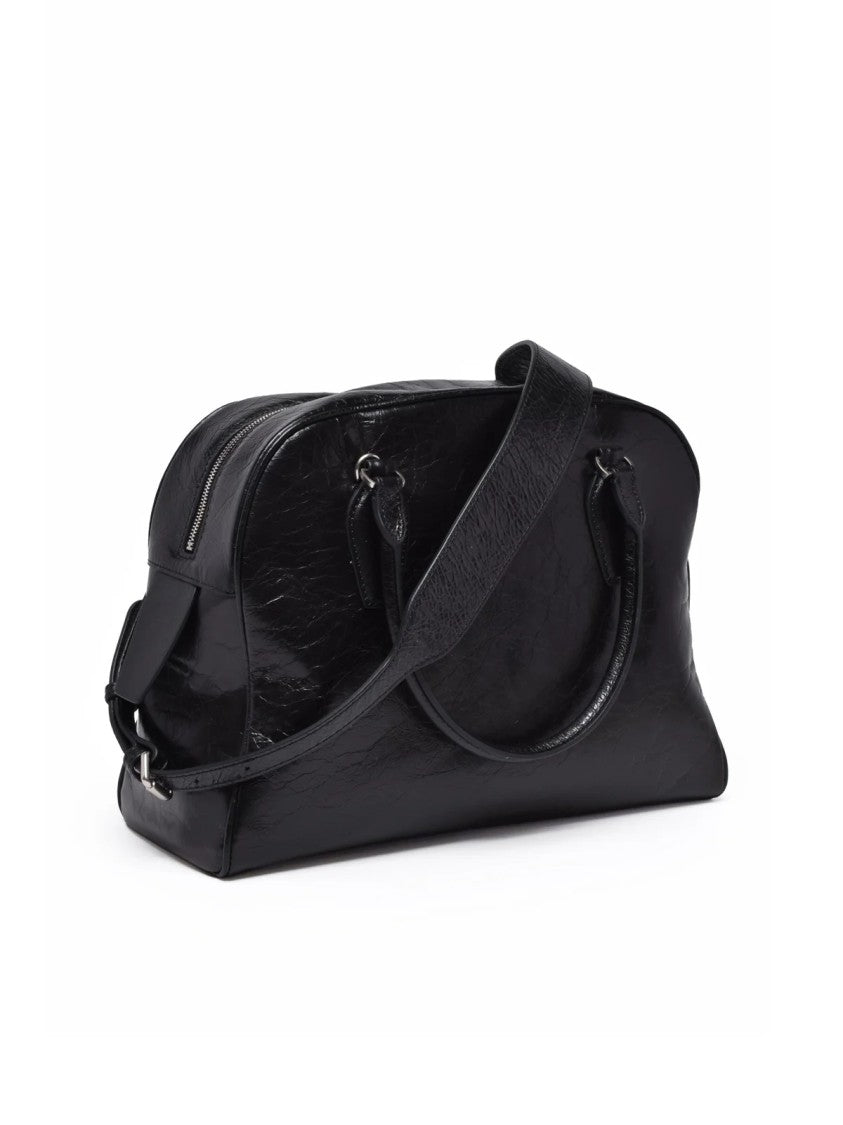 Ermanno Firenze Anita Handbag In 100% Cowhide Leather With Versatile Carrying Options