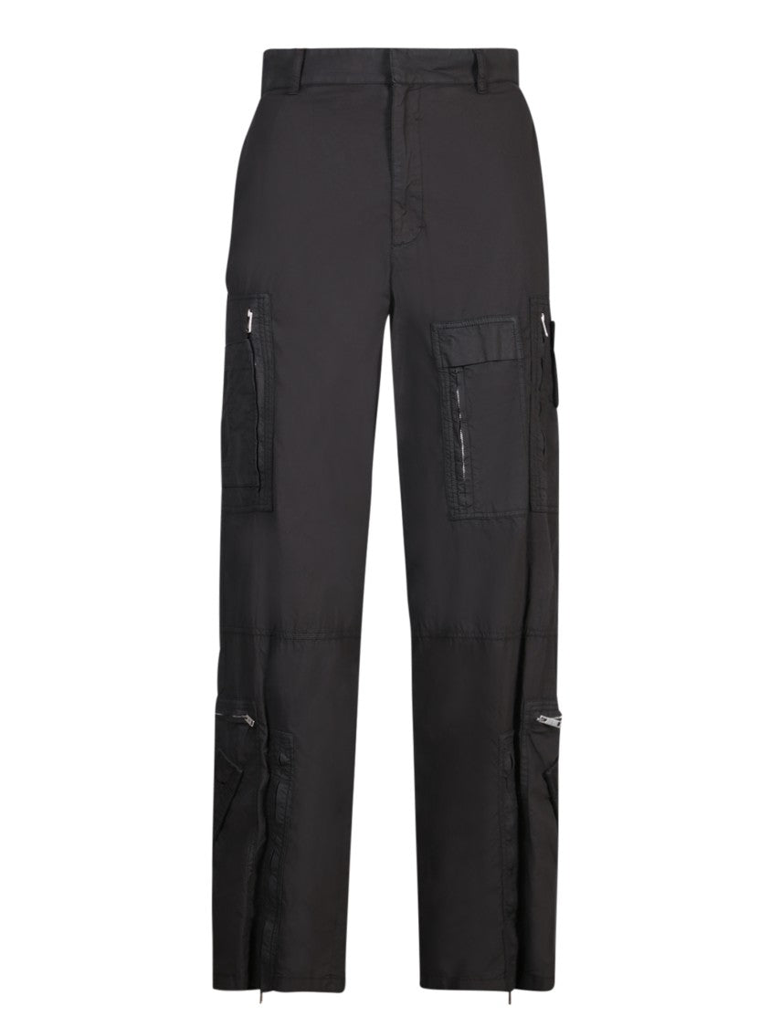 Givenchy Stretch Cotton Black Trousers