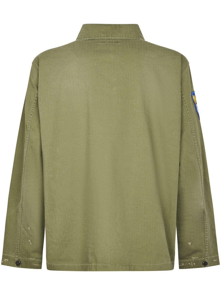 Polo Ralph Lauren Boxy Fit Woven Sport Shirt With Military-Inspired Detailing