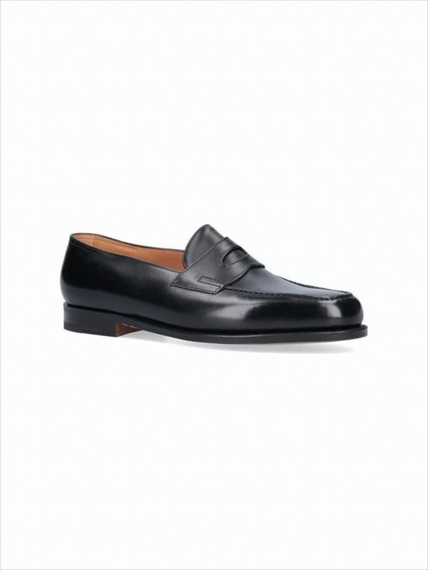 John Lobb Polished Leather Loafer