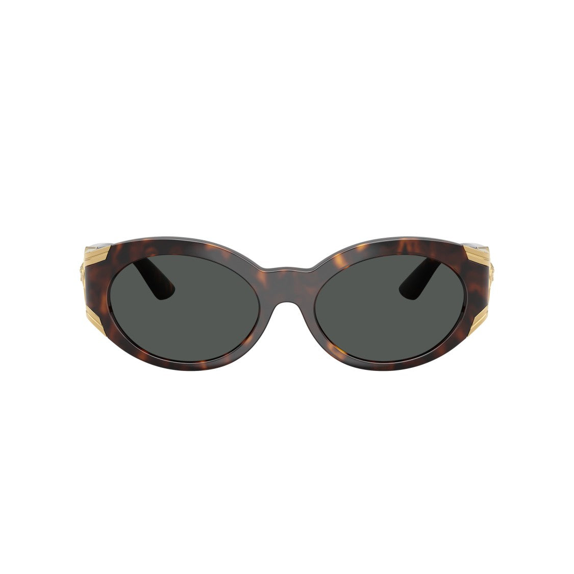 Versace 0Ve4503u Oval Tortoiseshell Sunglasses