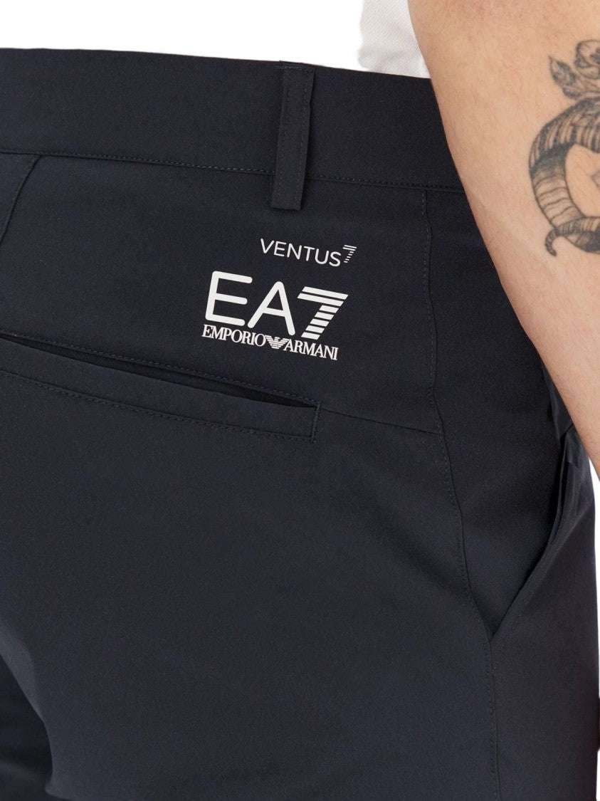 Emporio Armani Slim Fit Golf Pro Pants With Logo Detail