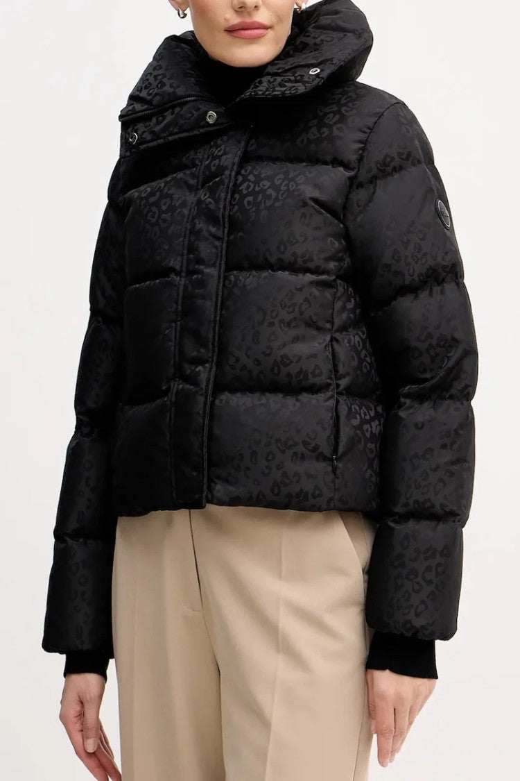 Colmar Originals Animal-Print Puffer Jacket With Maxi Collar