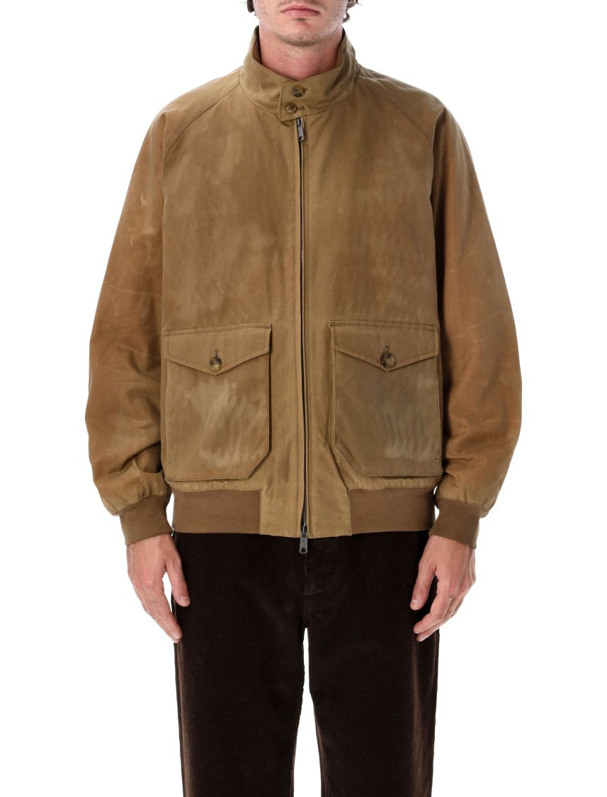 Baracuta Waxed G9 Water-Repellent Waxed Cotton Jacket
