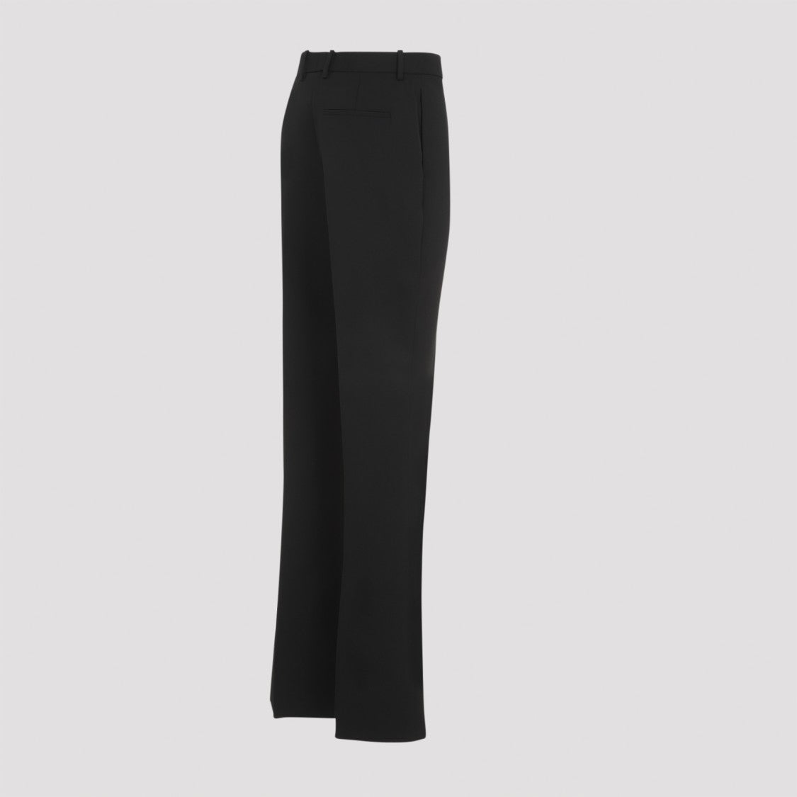 Bottega Veneta Flared Wool Trousers With Fabric And Elegance