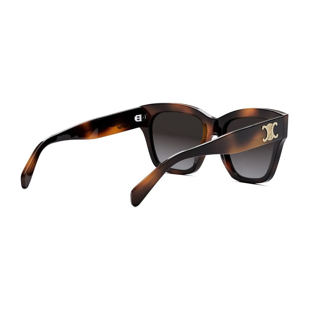 Celine Triomphe Triomphe Geometric Sunglasses With Gold-Tone Emblem