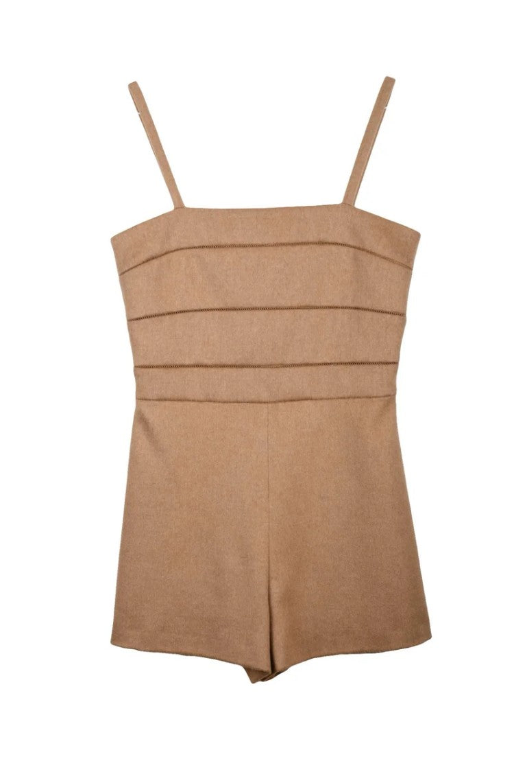 Max Mara Camel Jumpsuit - Beige