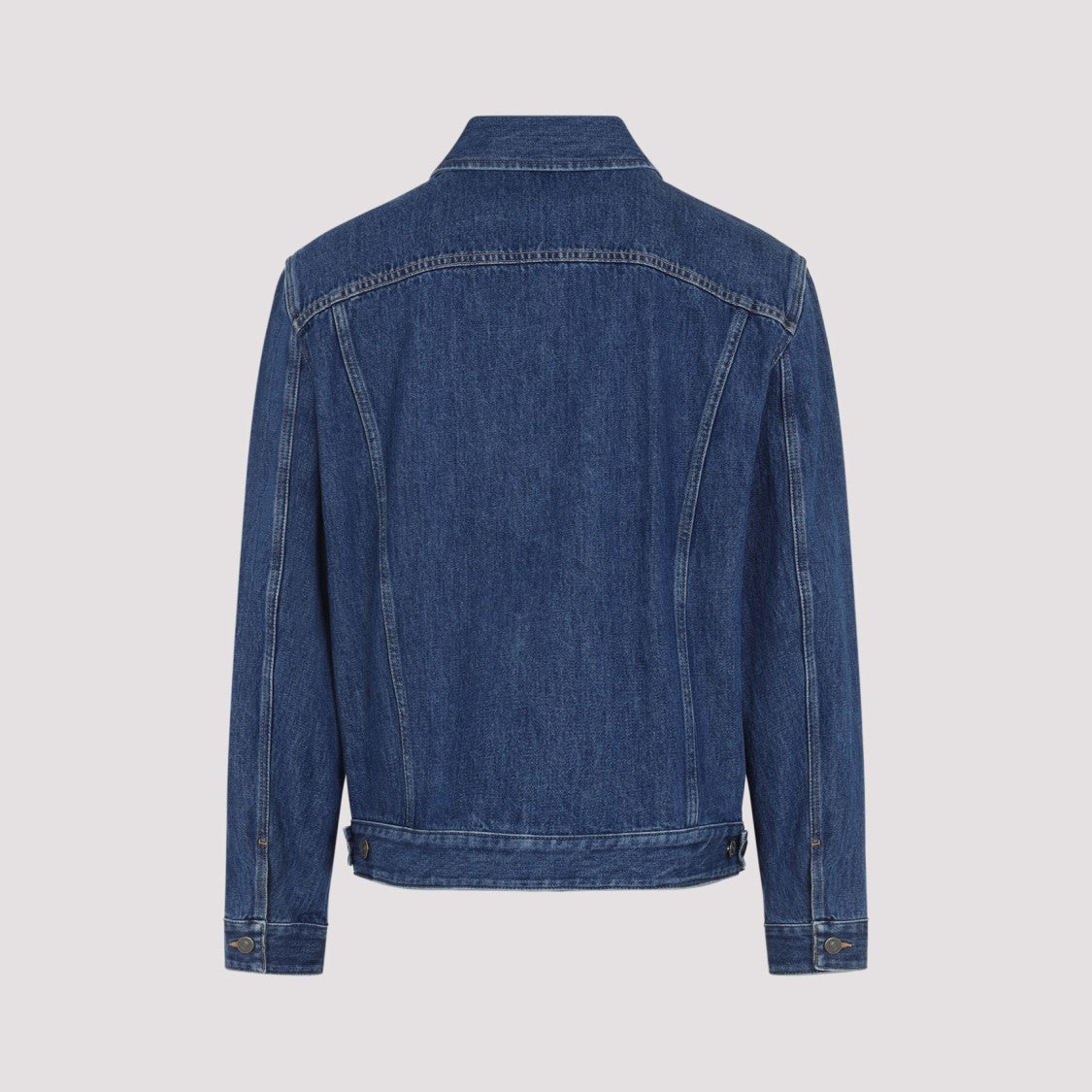 Valentino Classic Denim Jacket With Pointed Collar