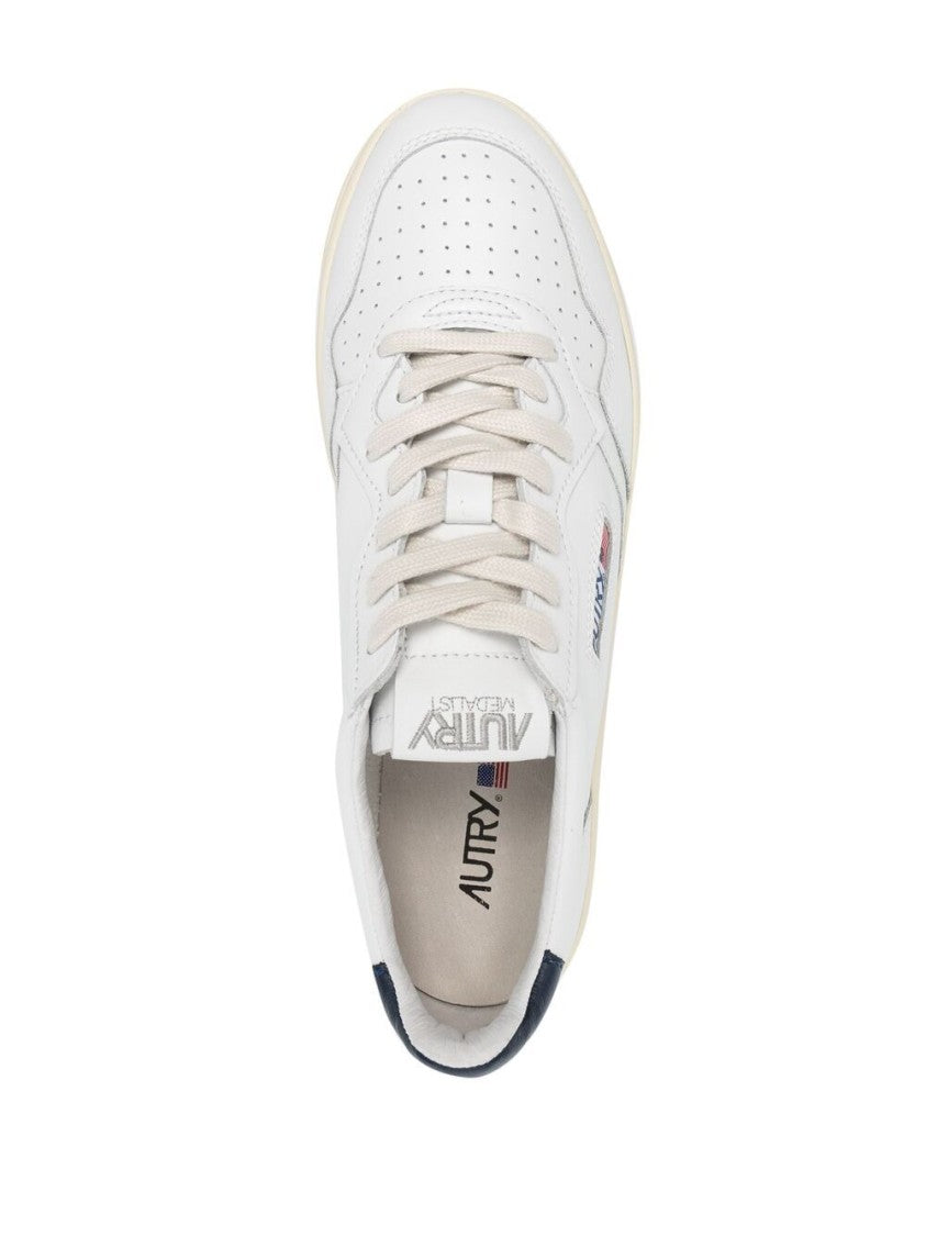 Autry Low-Top Smooth Leather Sneakers With Perforated Detailing