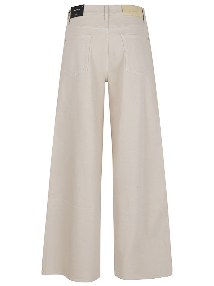 7 For All Mankind High-Waisted Denim Jeans With Relaxed Fit