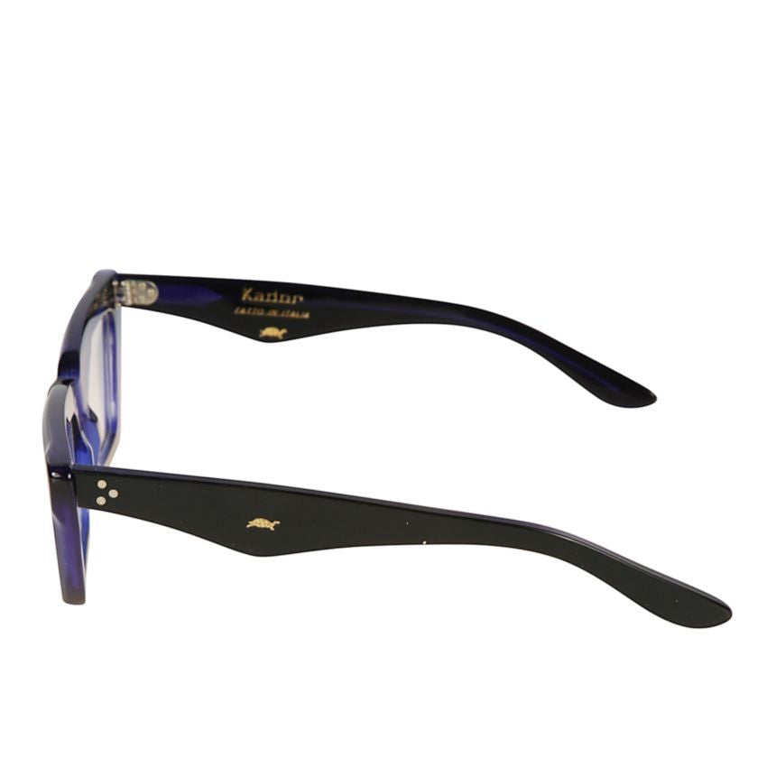 Kador Alexandra Bold Rectangular Frame Sunglasses With Metallic Details