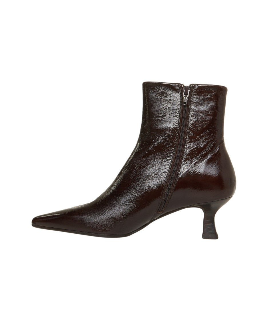 Billi Bi Patent Leather Ankle Boots