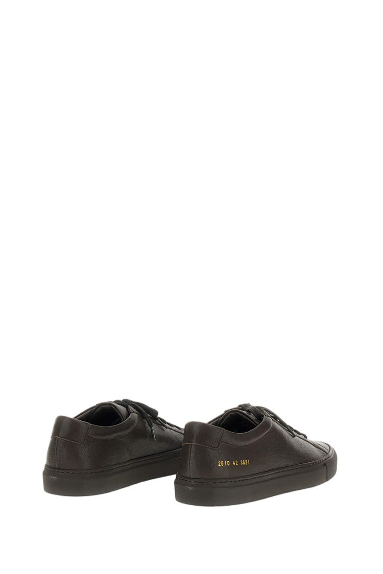 Common Projects Brown Achille Premium Smooth Leather Low-Top Sneakers