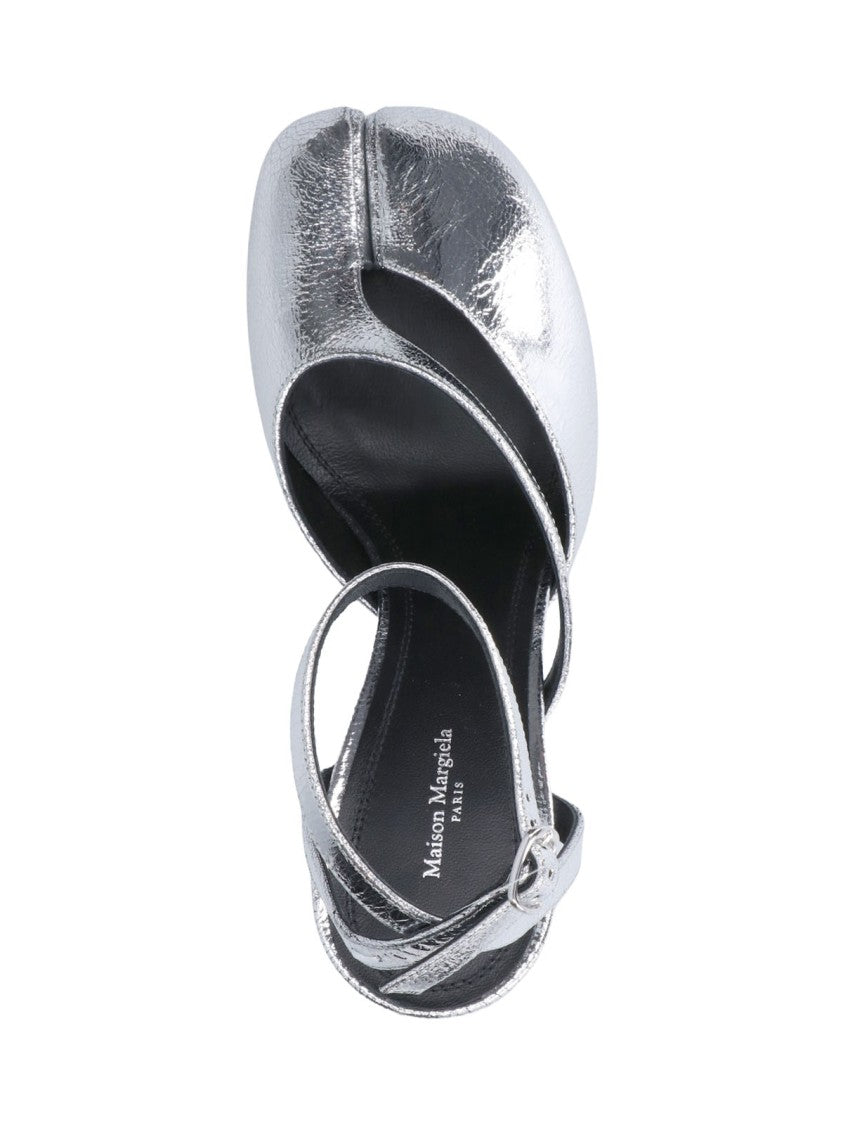 Maison Margiela Silver Tabi Pumps