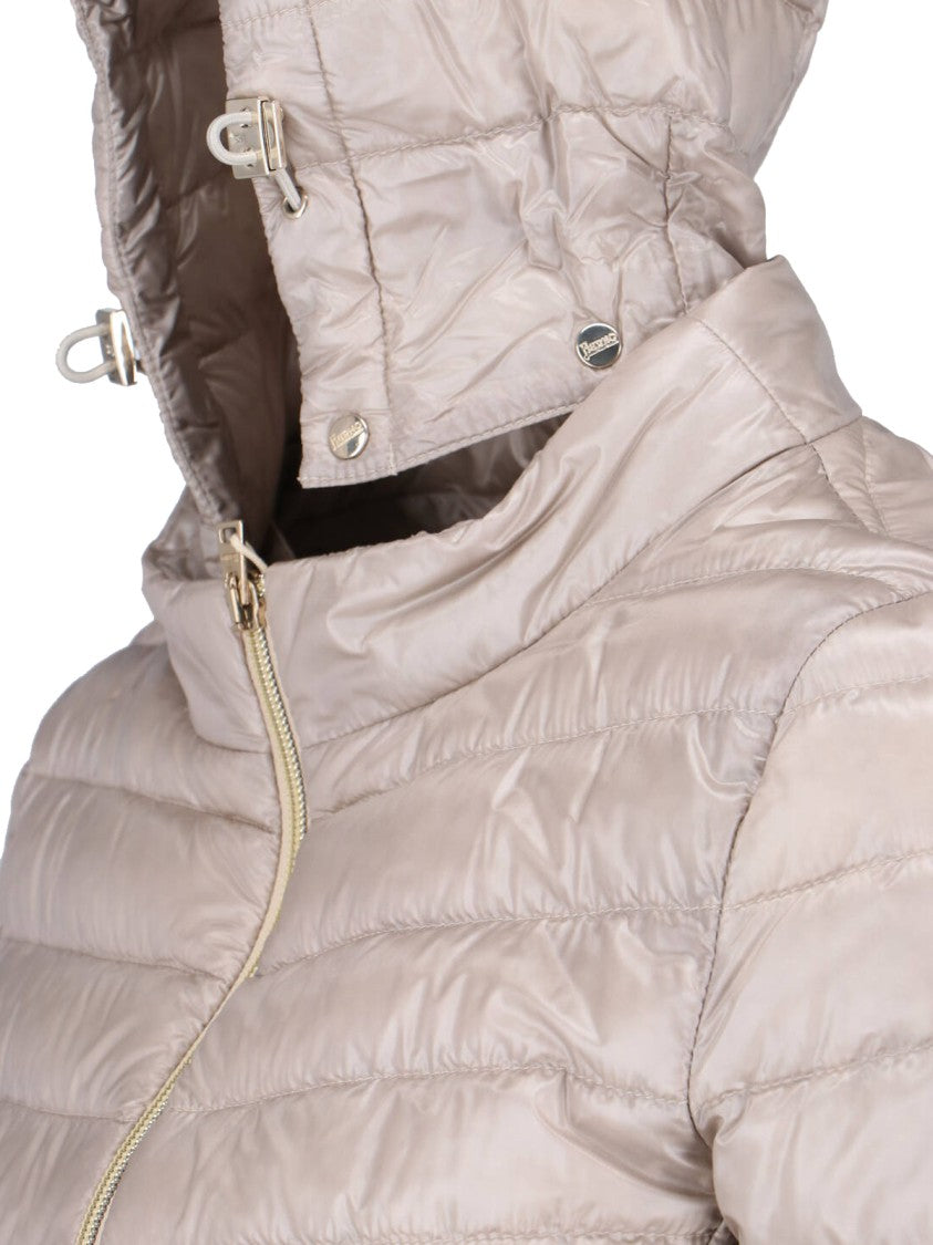 Herno Minimalist Jacket With High Collar