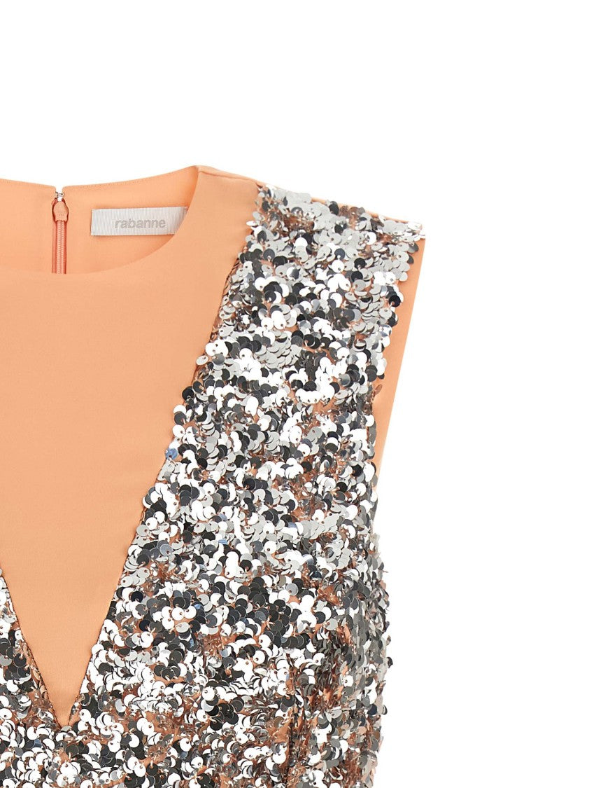 Paco Rabanne Double Layer Peplum Top