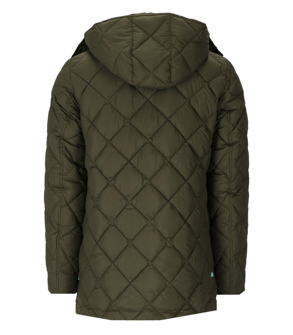Save The Duck Uwe Green Hooded Padded Jacket
