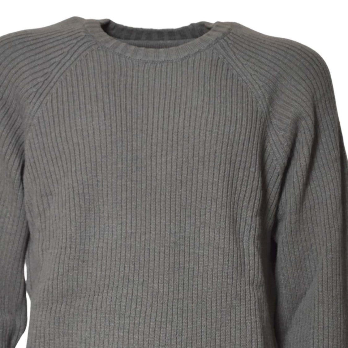 Dickies Ribbed Knit Sweater With Crew Neckline And Raglan Sleeves