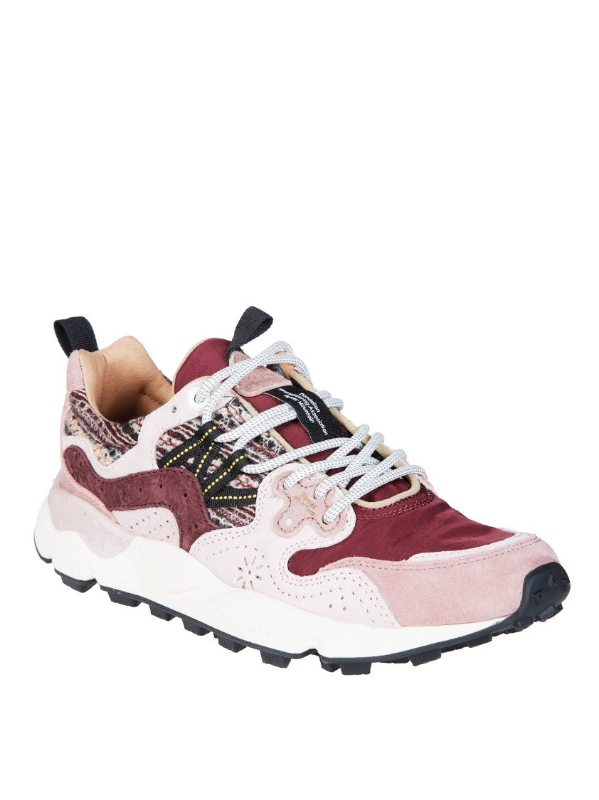 Flower Mountain Yamano 3 Woolen Knit Suede-Blend Layered Sneakers