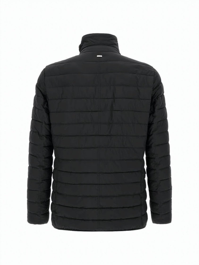 Herno Quilted Padded Jacket With Stand-Up Collar And Flap Pockets