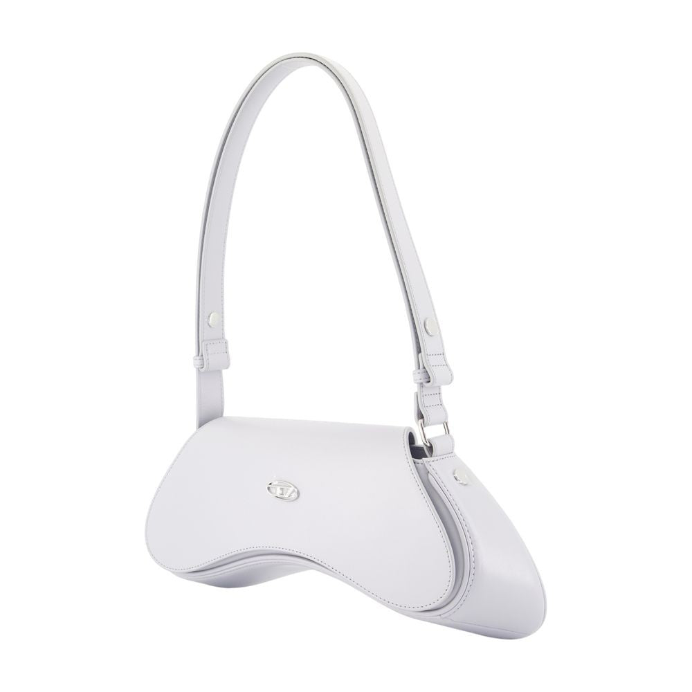 Diesel Play Shoulder Bag - Leather - Grey