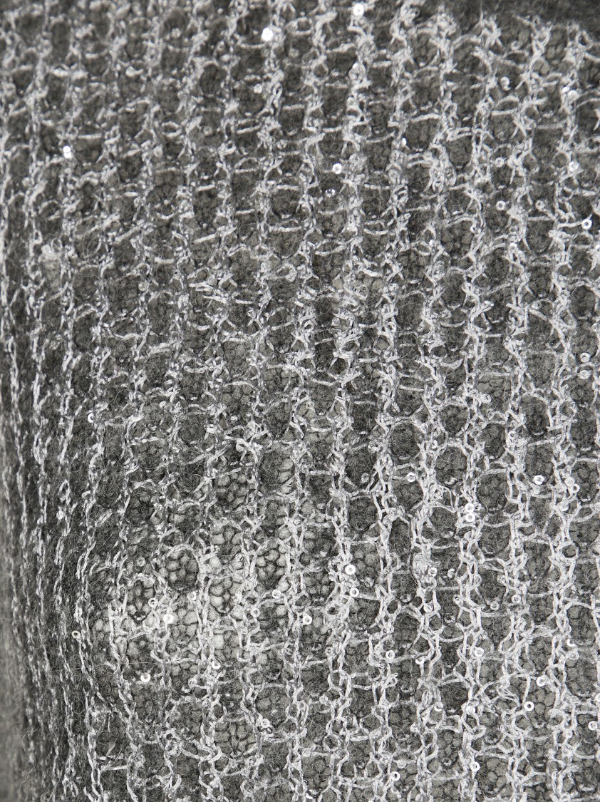 Herno Perforated Vest With Sequins