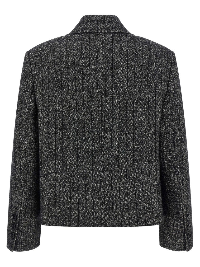 Dolce & Gabbana Striped Wool Blazer