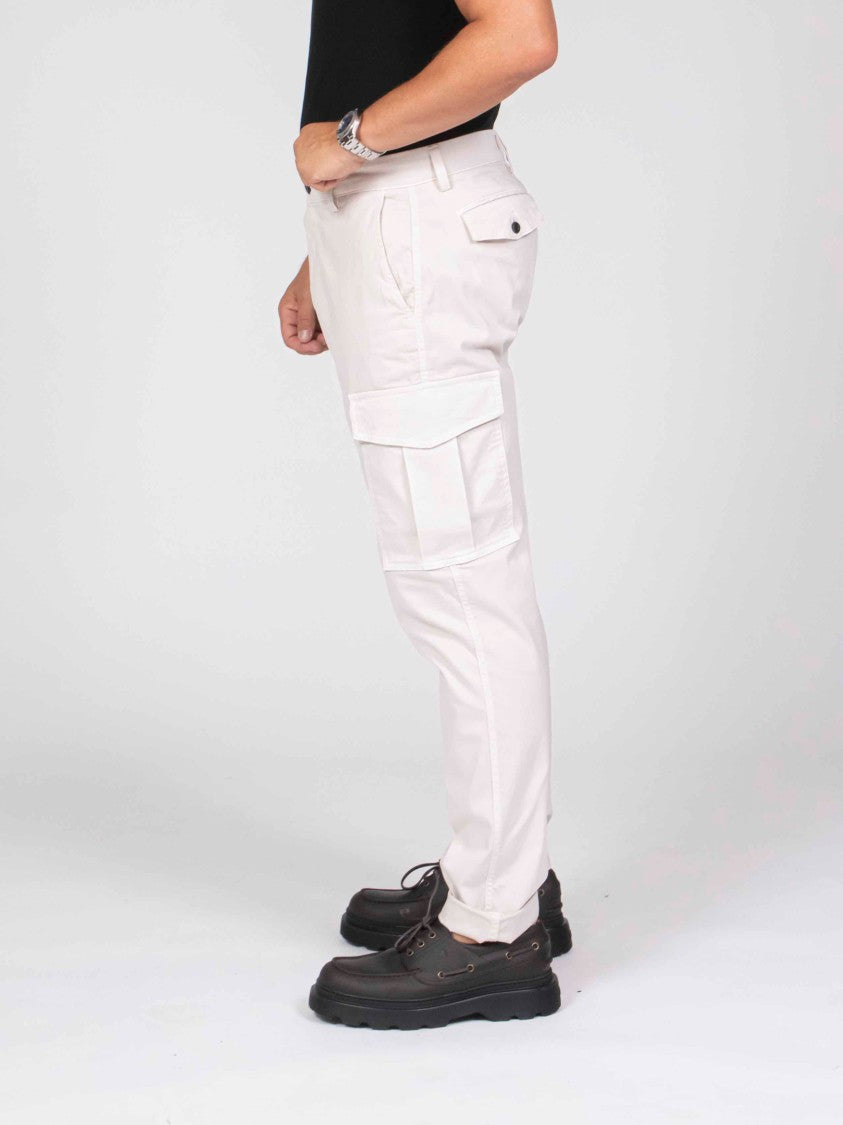 Eleventy Straight-Leg Flap-Pocket Cargo Pants