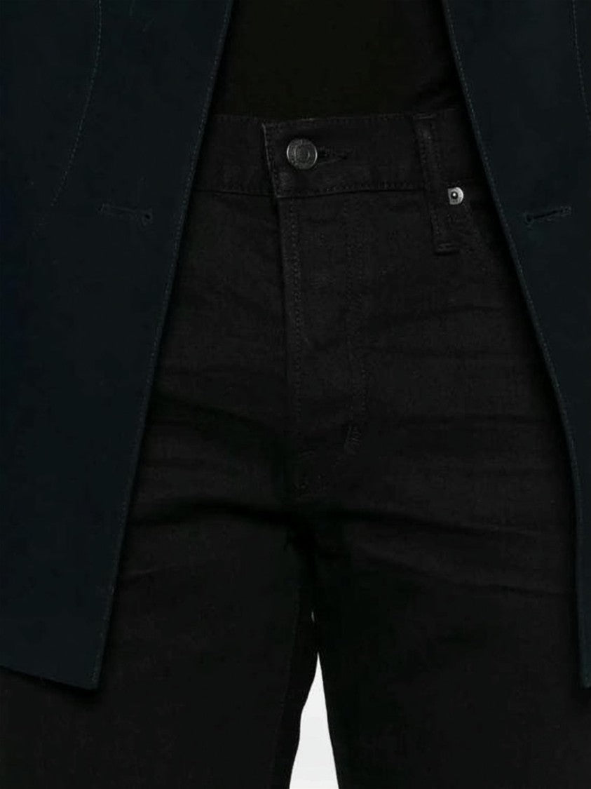 Tom Ford Slim Fit Black Denim Pants With Classic Five-Pocket Design