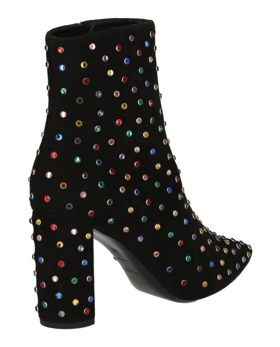 Saint Laurent Betty Embellished Ankle Boots