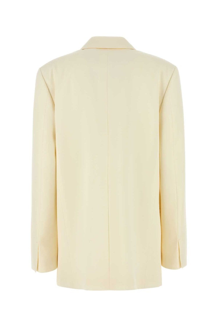 Jil Sander Cream Wool Blazer