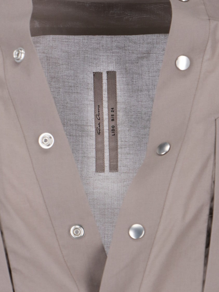 Rick Owens Larry' Shirt – Taupe